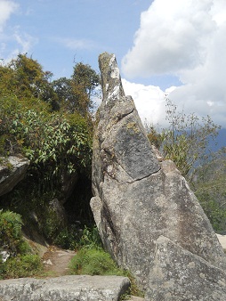 Bajada de Huaynapicchu: camino estrecho