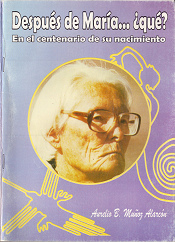 El folleto sobre Mara Reiche con ocasin de su
                centenario de aniversario en 2003: Despus de Mara...
                qu?