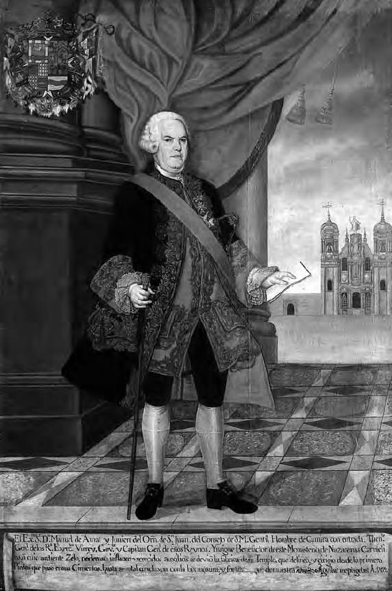 Fig. 2. Virrey Manuel Amat y
                    Junyent, 1761-1776