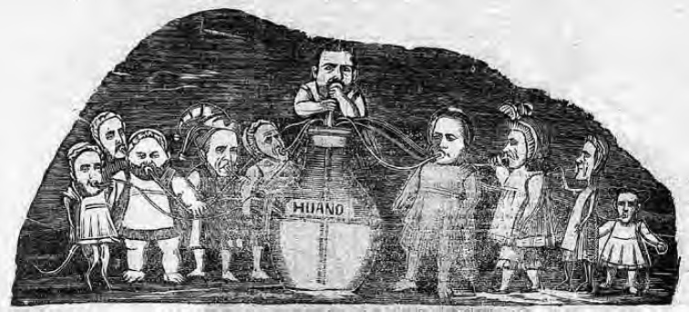 Fig. 6. Élita política del Perú con el guano Fig. 6. Élita política del Perú con el guano