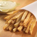 "Pommes de
                                          terres allumettes",
                                          Pommes Frites [45], erfunden
                                          am franz�sischen K�nigshof