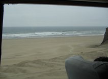 Panamericana Norte en Ancash entre
                        Paramonga y Chimbote, playa