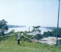 Puerto
              Maldonado, sight on the river Madre de Dios