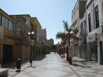 Die Fussg�ngerzone 21. Mai zwischen Lynch-Strasse
                  und Baquedano-Strasse