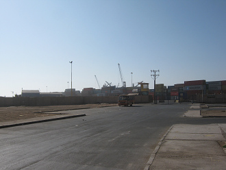 St. Martinsallee, das Territorium des
                    verbotenen Hafengel�ndes