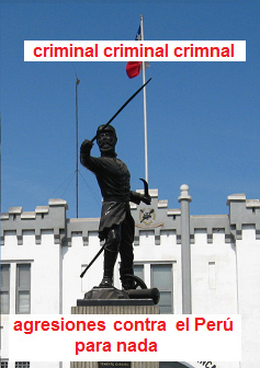 Avenida Vel�squez, el monumento del
                          teniente coronel Juan Jos� San Mart�n de
                          frente es criminal