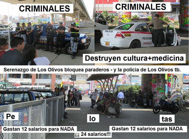 Kreuzung Izaguirre-Alle / Panamericana,
                            Besetzung 03